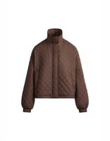 OYSHO Fellex® kurze gepolsterte Jacke in Kakaobraun
