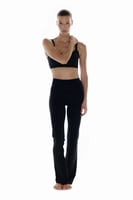H&M Ausgestellte Yogaleggings mit SoftMove™ - Schwarz