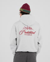 PB Leaf Hoodie Grey Melange