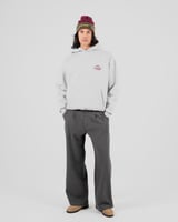 PB Leaf Hoodie Grey Melange