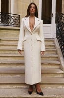 Babyboo Ursula Coat - Ivory, image 1 of 4
