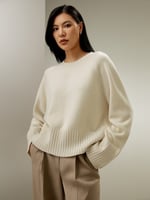 LILYSILK Oversized Gelato Woll-Mix Pullover