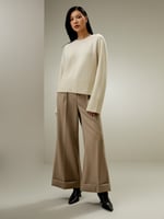 LILYSILK Oversized Gelato Woll-Mix Pullover