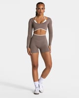 Contrastline Sculpt Scrunch Shorts