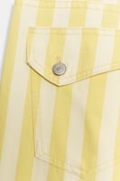 ZARA TRF JEANS MIT GERADEM BEIN UND STREIFENMUSTER
