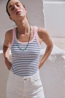 ZARA ÄRMELLOSES RIPP-TOP