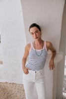 ZARA ÄRMELLOSES RIPP-TOP