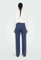 ONLY ONLSILJE Straight High Waist Jeans, Medium Blue Denim, Bild 3 von 4