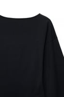 Soft Cotton Wide Sleeve Jersey Top