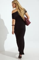 Soft Line drapiertes Maxikleid