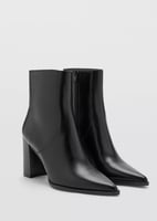 Mango Absatzstiefelette mit Spitze, image 2 of 4