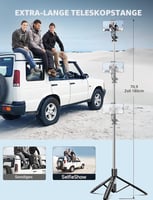 180cm Handy Stativ Ständer & Selfie Stick
