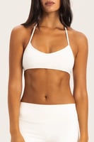 OMNANA L'essence Minimal Halter Neck Bra - Milky Marshmallow