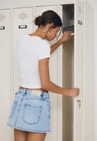 Stradivarius D62 Denim-Hosenrock