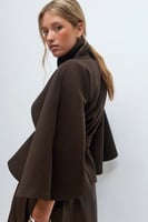 Gina Tricot Belt cape jacket