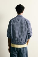 KARIERTES OVERSHIRT MIT STRUKTUR
