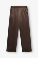 m-kae Ames Satin Pants - Espresso