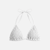 String Bikini Top – White