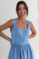 Kleid Formentera - Denim Blue