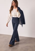 REGULAR FIT - MILITARY - Trousers - navy
