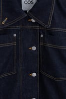 FUNNEL-NECK DENIM JACKET