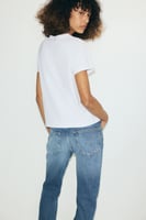 H&M T-Shirt aus Baumwoll-Interlock - Weiß, image 4 of 4