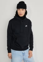 SPORTSWEAR CLUB FLEECE - Kapuzenpullover - black/white