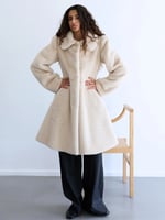 Meotine RIVA COAT - CREME, image 1 of 4