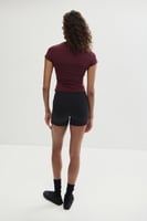H&M Sports T-shirt with SculptMove™ - Kirschrot - Ladies