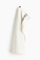 H&M Geschirrtuch aus Leinengemisch - Cremefarben/Bon Appétit, image 2 of 4