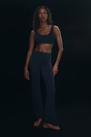 H&M SculptMove™ Ausgestellte Sportleggings - Marineblau