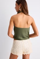 Satin-Neckholder-Top