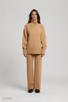 LEZU ANNI KNIT SWEATER TANNIN, image 3 of 4