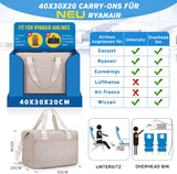VSNOON for Ryanair Hand Luggage Bag 40 x 30 x 20 cm, Underseat Travel Bag Women | 25L