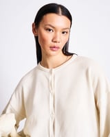 LIGHT CARDIGAN ASAS OFFWHITE GOTS
