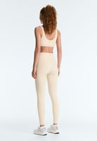 COMFORTLUX HIGH-RISE RIB 65cm ANKLE-LENGTH - Leggings - beige