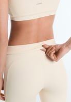 COMFORTLUX HIGH-RISE RIB 65cm ANKLE-LENGTH - Leggings - beige