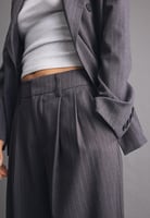 Gestreifte Wide-Leg-Hose