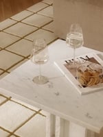 Mundgeblasene Weißweingläser Ellery, 4er-Set