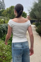 Brandy Melville Ginny Polka Dot Top