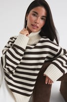 Knitted turtleneck sweater