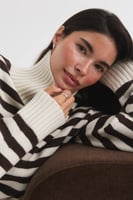 Knitted turtleneck sweater