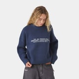 Metro Vintage Indigo Knit Sweater