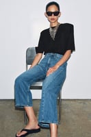Zara Jeans mit mittelhohem Bund