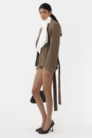 Arakii Boxy Belt Jacket