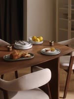 Handgemachtes Geschirr-Set Danza mit reaktiver Glasur, 4 Personen, 12er-Set