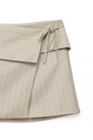 Fold Over Wrap Mini Skirt