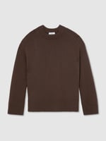 Reiss Wool-Cashmere Crew-Neck Raglan Jumper