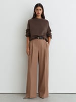 Reiss Wool-Cashmere Crew-Neck Raglan Jumper