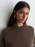 Reiss Wool-Cashmere Crew-Neck Raglan Jumper